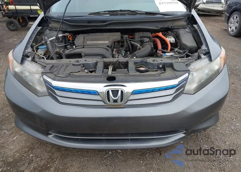 2012 Honda Civic Hybrid from USA, damaged, VIN JHMFB4F21CS004022